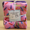 YourFleece Sprinkles No-Sew Throw Fleece Kit - DIY Cozy Throw