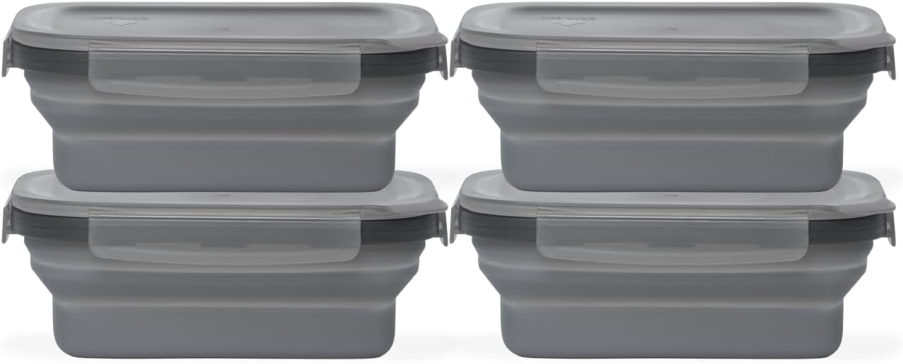 Drip EZ Secondz Collapsible Food Storage Containers Set of 4