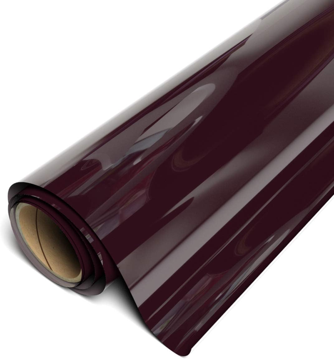 CPSIA Certified Maroon Heat Transfer Vinyl - 11.8x3ft Roll - Compatible with Siser, Cricut, Silhouette