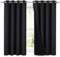 NICETOWN Truly Blackout Curtains 54 in Length - Complete Light Block