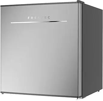 Frestec Mini Fridge with Freezer for Bedroom and Office Use