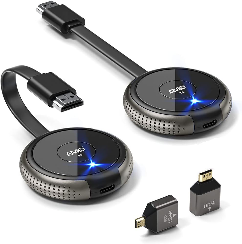 AIMIBO Wireless HDMI Transmitter and Receiver Kit 4K for Streaming