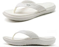 KuaiLu Womens Flip Flops with Arch Support - Comfortable Yoga Mat Soft
