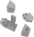 Pacific Doorware Arch/Vistawall Top & Bottom Pivot Hinge Set - Smooth