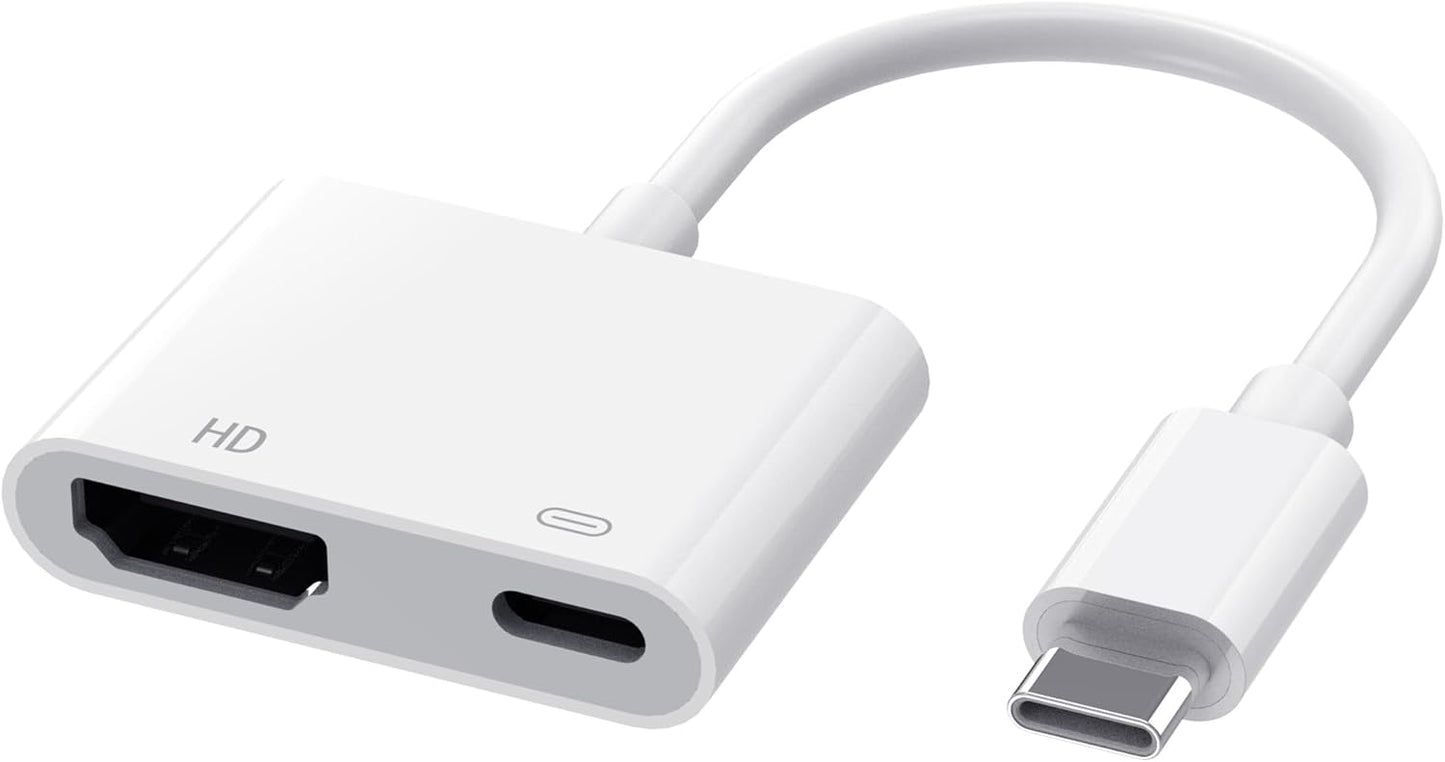 4K HDMI Adapter for iPhone15/16 TV with Fast Charging
