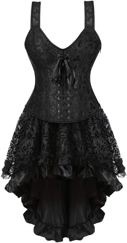 Steampunk Corset Skirt for Women - Gothic Burlesque Costume