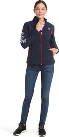 ARIAT New Team Softshell Jacket Womens Wind and Water Resistant Jacket