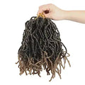 New Faux Locs 8 in 6 Packs Pre-Looped Soft Locs Crochet Hair - Easy