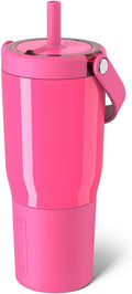 Resa 25oz Leakproof Travel Tumbler with Handle & Straw - Neon Pink