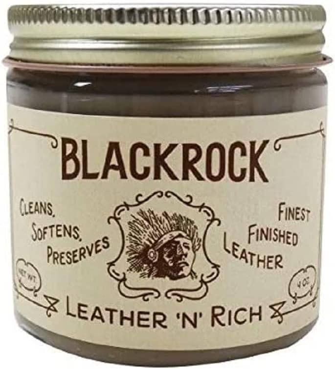Revitalize Leather: Blackrock Leather N Rich 4oz
