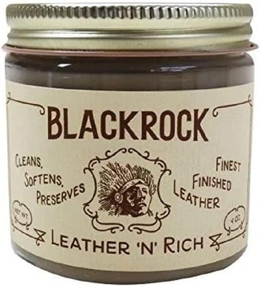 Revitalize Leather: Blackrock Leather N Rich 4oz