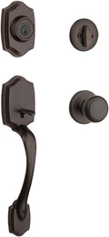 Kwikset Belleview Front Door Handleset and Deadbolt - Secure