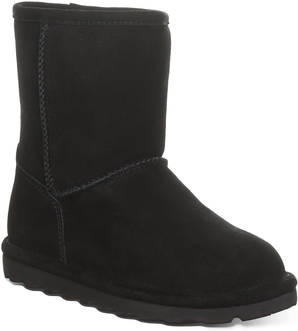 BEARPAW Elle Youth's 7-inch Suede Boot for Kids Comfort