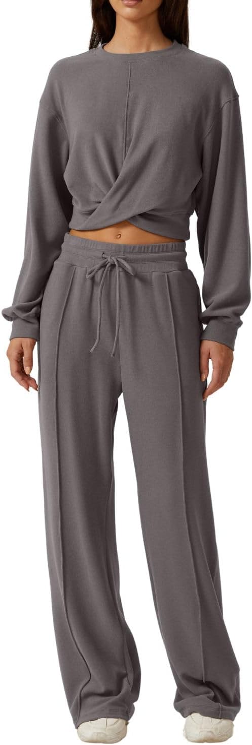 QINSEN Women 2 Piece Outfits Sweatsuit Set for Ultimate Comfort