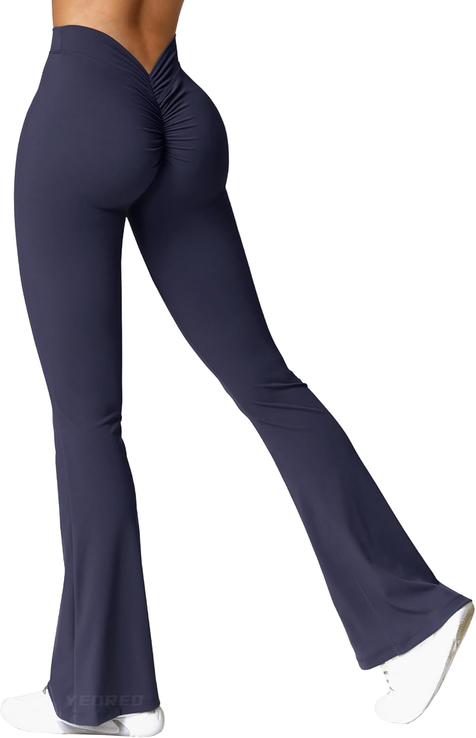 YEOREO Scrunch Flare Leggings for Gym and Yoga Workouts