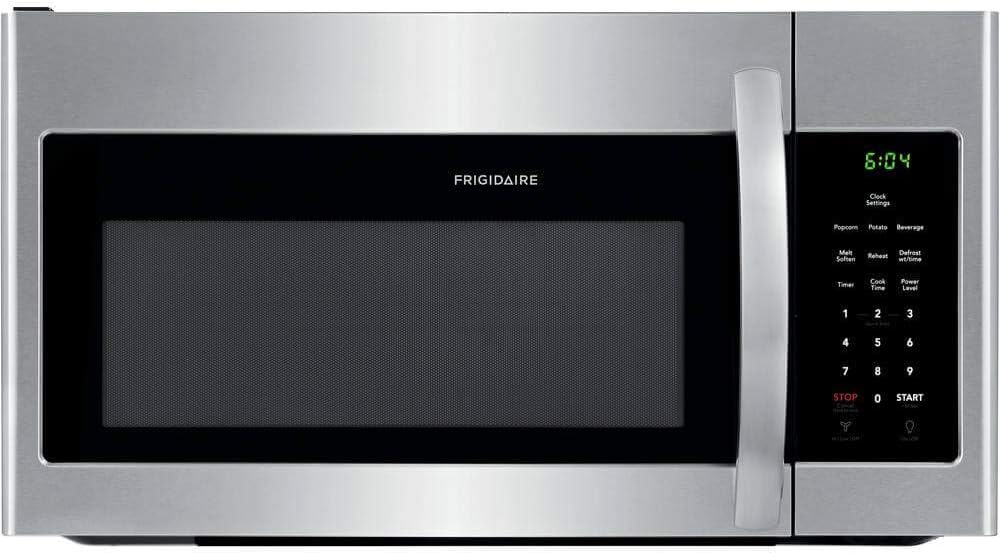Frigidaire Stainless Steel Over-The-Range Microwave: 1000 Cooking Watts, 1.8 cu. ft. Capacity