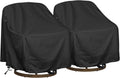 Outdoor Swivel Lounge Chair Cover 2 Pack (30in W x 34in D x 38.5in H)