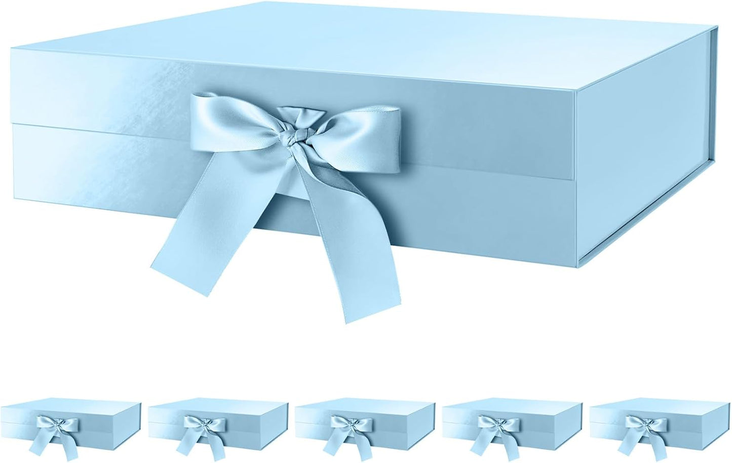 Large Baby Blue Gift Boxes with Lids for All Occasions