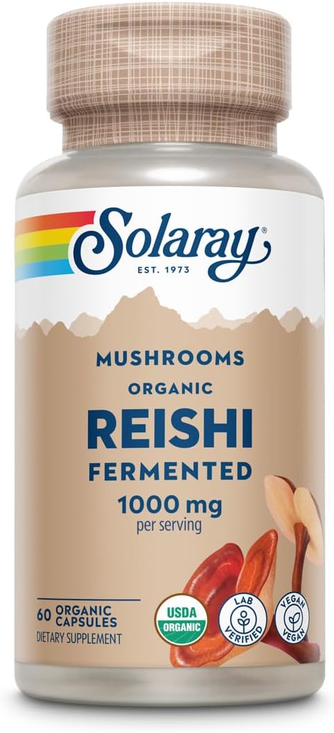 Fermented Reishi Mushroom 500mg for Immune and Heart Support