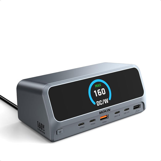 MOKiN 13 in 1 USB C Docking Station with Dual HDMI Display