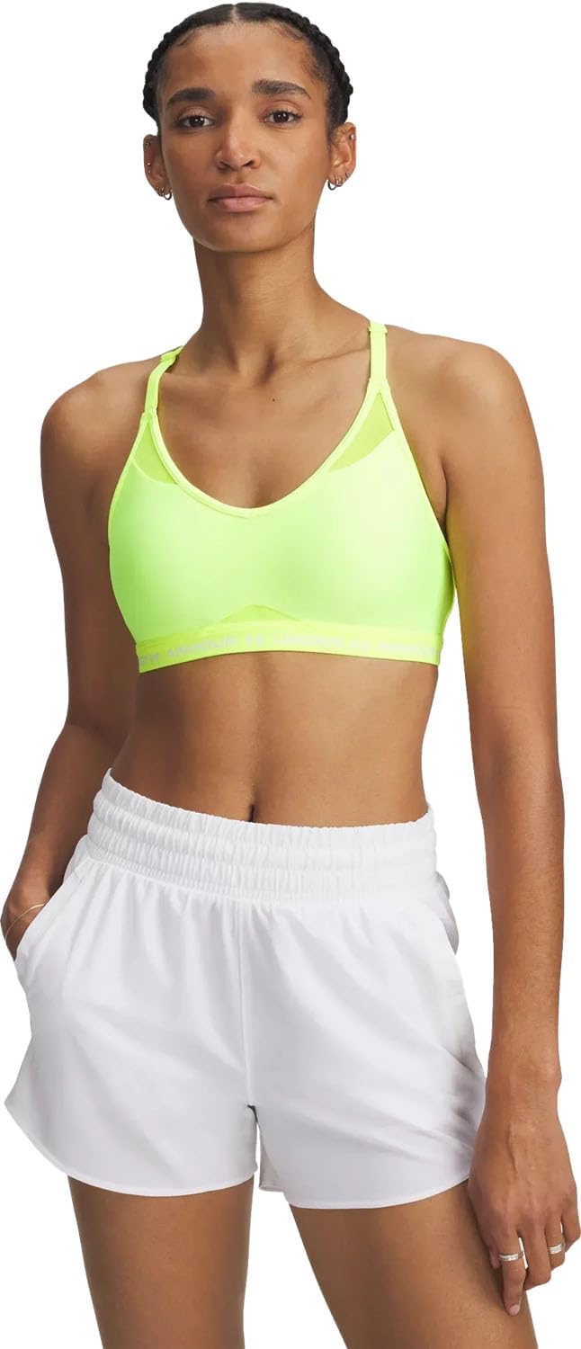Under Armour Womens Crossback Low Impact Sports Bra for Comfort