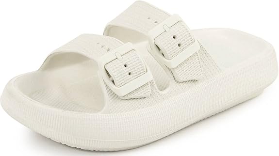Weweya Sandals for Women and Men - Adjustable Pillow Slippers