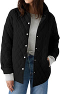 Grlasen Womens Lightweight Quilted Jacket Fall Button Down Puffer