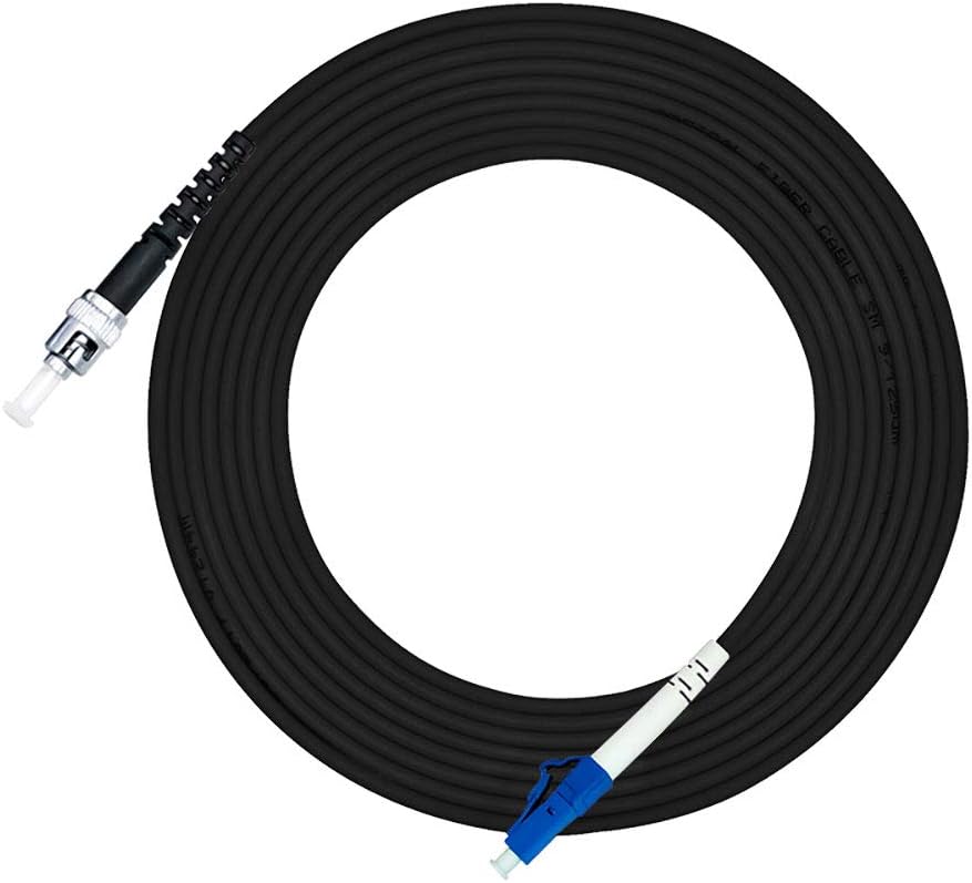 40M LC to ST Outdoor Armored Simplex Fiber Optic Cable Jumper