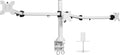Triple Monitor Desk Mount for 23 to 32 in Screens - Space Saving