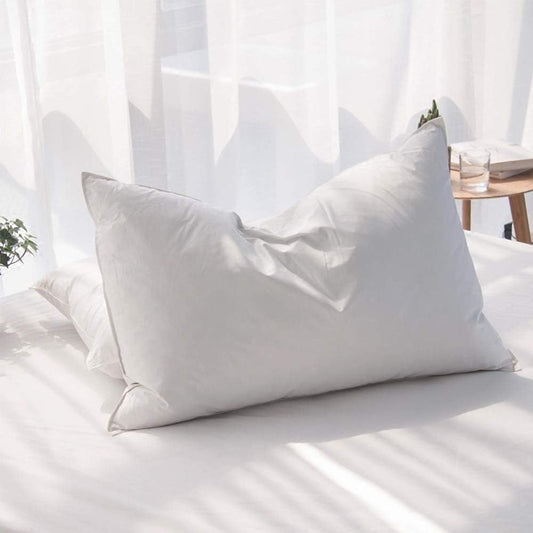 Luxury Feathers Down Pillows King Size Set of 2 for Comfort