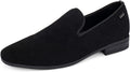 Mens Velvet Loafers Slip-on Dress Shoes - Comfortable Classic Look it