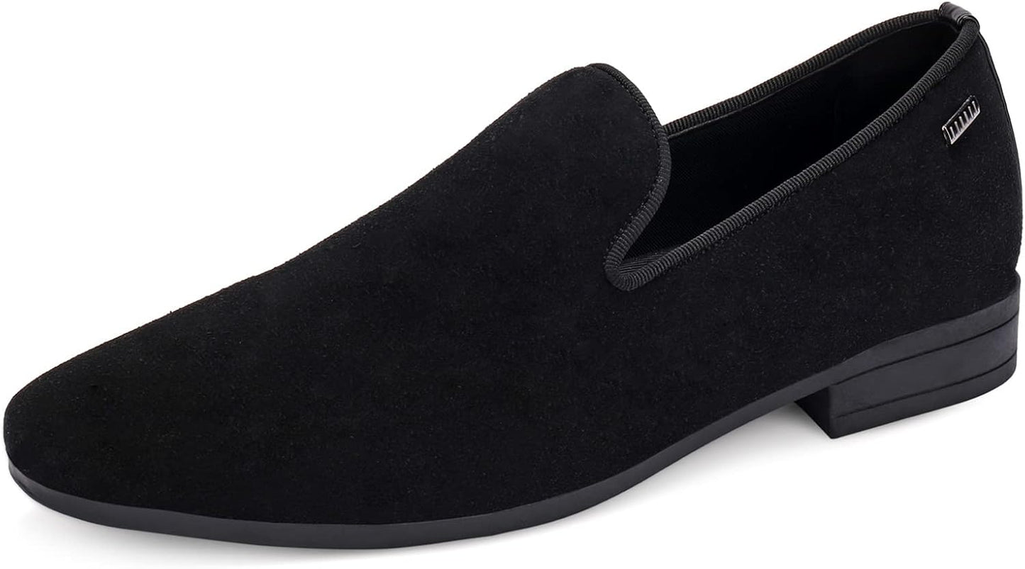 UUBARIS Mens Velvet Loafers Slip-on Dress Shoes for Every Occasion