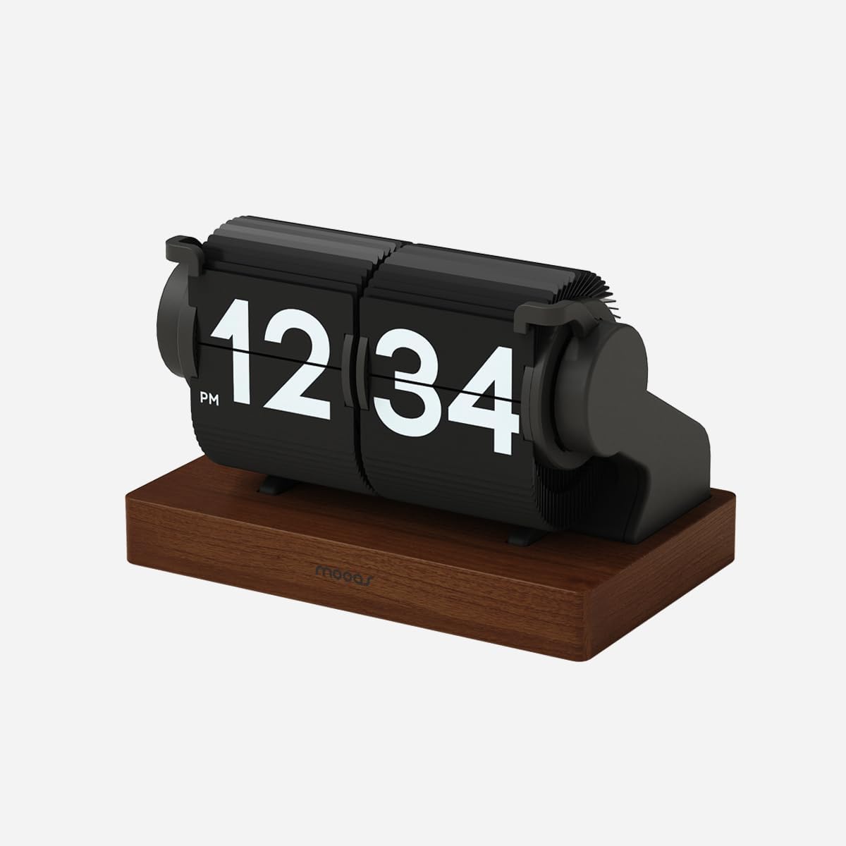 Mooas Automatic Mini Flip Clock: Retro Vintage Desk Clock