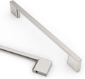 6.3 in Brushed Satin Nickel Cabinet Handles 10 Pack - Durable Pulls