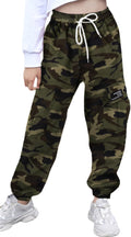 SANGTREE Drawstring Cargo Jogger Pants for Girls & Women