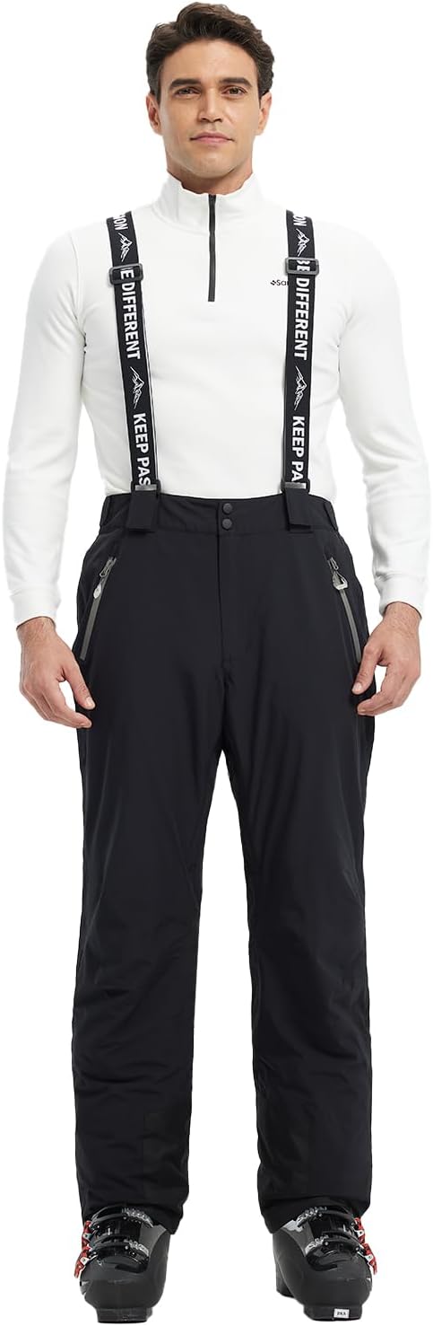 Waterproof Insulated Ski Pants | 15,000mm | Removable Suspenders