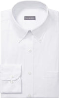 Van Heusen Men's Dress Shirt Regular Fit Pinpoint Solid (Style MEH4)