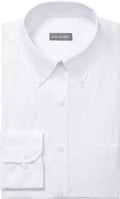 Men's Dress Shirt Regular Fit Pinpoint Solid - Easy Care