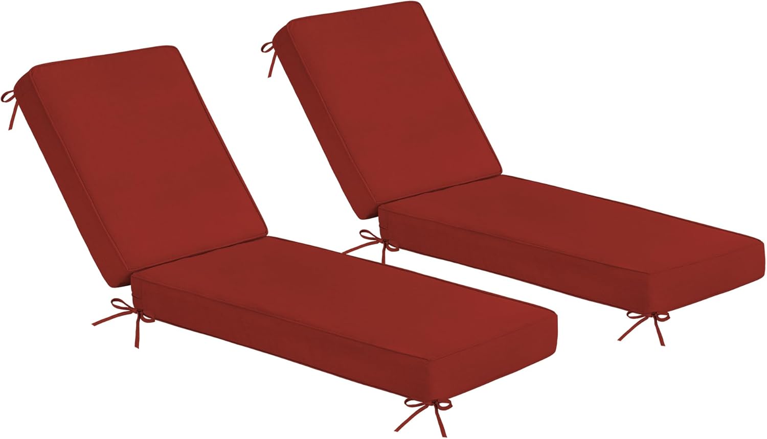 Sundale Outdoor Olefin Chaise Lounge Cushion Set for Comfort