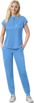 Scrubs Set for Women Medical Uniform Nurse Suit - 11 Pocket Jogger Set