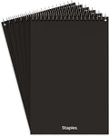 Steno Pads 6 x 9 in Graph Rule Cardstock Cover - Pack of 6
