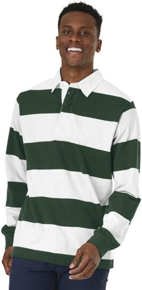 Classic Rugby Shirt for Men by Charles River Apparel - Durable Style