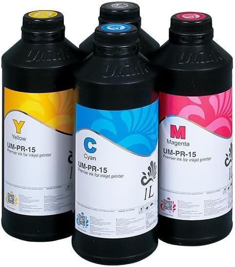 1000ml UV Print Ink for Epson: PVC & Glass Printing