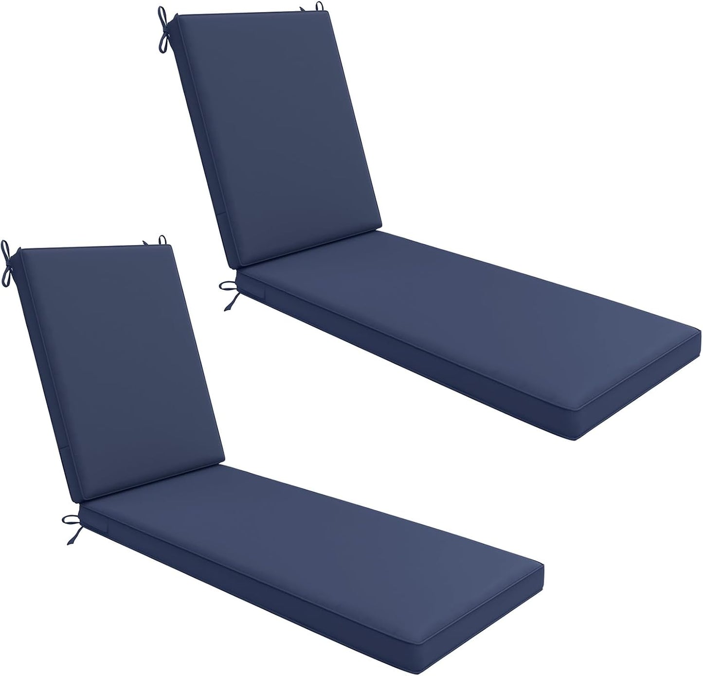 Outdoor Chaise Lounge Cushions - Waterproof & Fade-Resistant