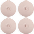 VEELAM Small Silicone Lids 4-Pack - Microwave Splatter Cover and Food Storage Solution!