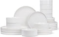 Famiware Nebula Plates and Bowls Set, 24 Pieces Dinnerware Set for 8