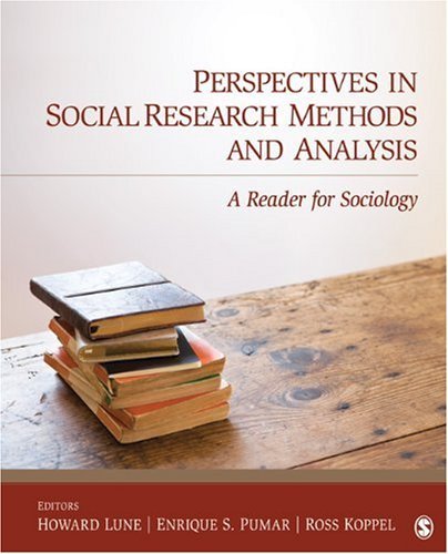 Perspectives in Social Research Methods and Analysis for Sociology