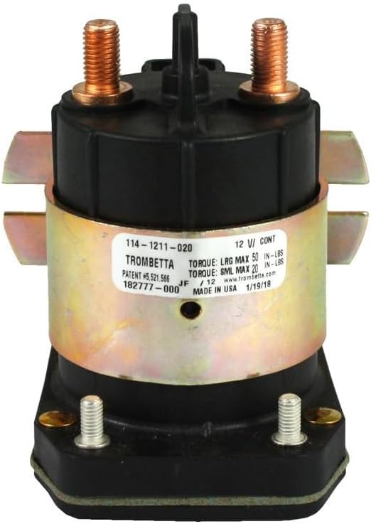 12 Volt Bear DC Contactor by Trombetta for Reliable Performance