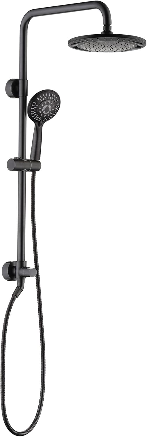 BRIGHT SHOWERS Rain Shower Heads System with Adjustable Holder