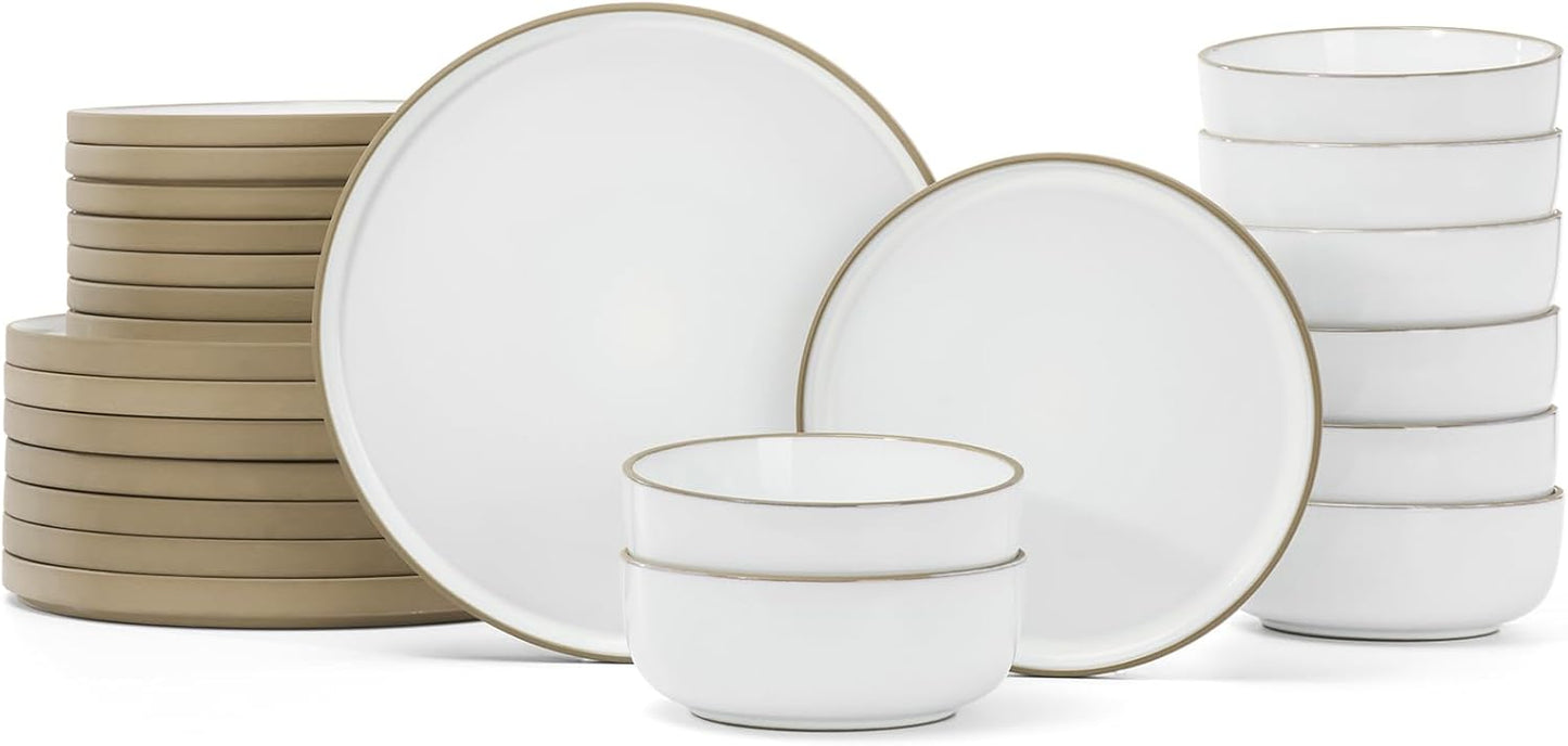 Famiware Nature Plates and Bowls Set for Stylish Dining